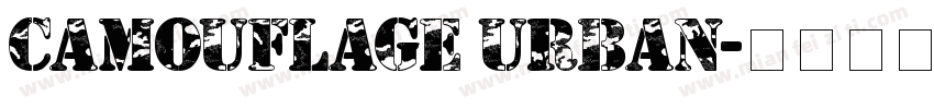 Camouflage Urban字体转换